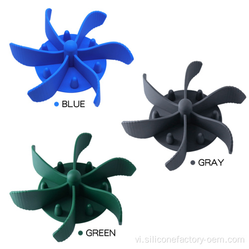 Nâng cấp con chó chậm thức ăn silicone pet bát